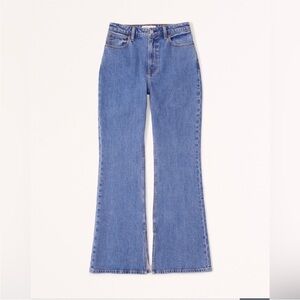 Abercrombie Vintage Flare High Rise Jeans Women Size 16/33 Short
